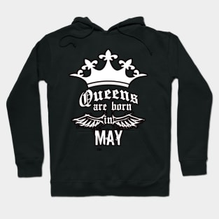 Queens are born in May Hoodie